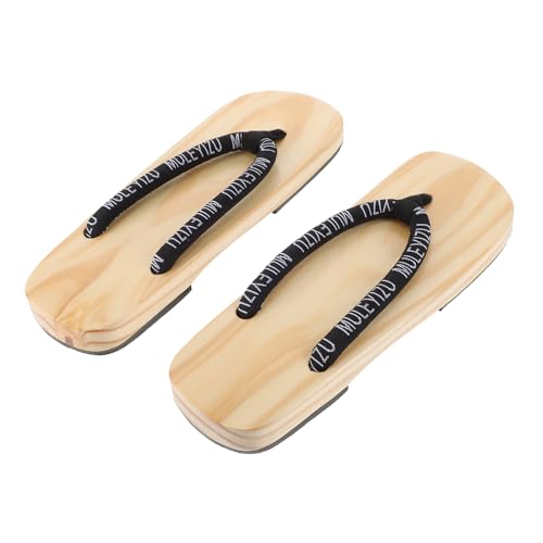 PACKOVE Japanische Clogs Sandalen Herren Kimono Holzschuhe Traditionelle Geta Sommerschuhe Flache Sohle Rutschfest Langlebig Komfortabel PACKOVE Japanische Clogs Sandalen Herren Kimono Holzschuhe Traditionelle Geta Sommerschuhe Flache Sohle Rutschfest Langlebig Komfortabel von PACKOVE