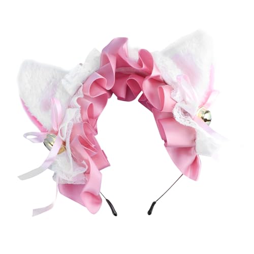 PACKOVE Katzenohren Haarreif mit Rüschenspitze Langlebiges Cosplay Accessoire für Partys Hochzeiten und Besondere Anlässe Komfortabel und Leicht Haarband für Damen und Mädchen PACKOVE Katzenohren Haarreif mit Rüschenspitze Langlebiges Cosplay Accessoire für Partys Hochzeiten und Besondere Anlässe Komfortabel und Leicht Haarband für Damen und Mädchen von PACKOVE