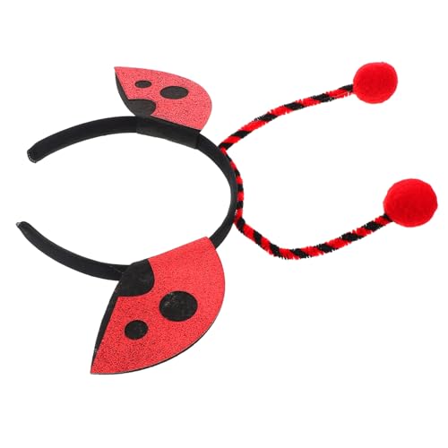 PACKOVE Kawaii Ladybug Haarband Verstellbarer Kopfschmuck für Partys Fotoshootings und Kostüme Lustiges Accessoire für Altersgruppen PACKOVE Kawaii Ladybug Haarband Verstellbarer Kopfschmuck für Partys Fotoshootings und Kostüme Lustiges Accessoire für Altersgruppen von PACKOVE