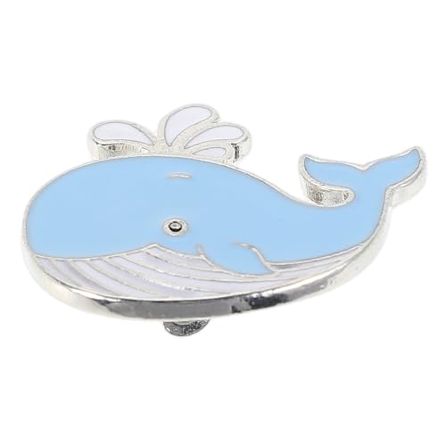 PACKOVE Wal Brosche Für Damen Süßes Meeres Ebene Design Langlebige Zinklegierung Kreative Anstecknadel Für Kleidung Und Rucksäcke Einzigartiges Accessoire Für Meeresliebhaber von PACKOVE