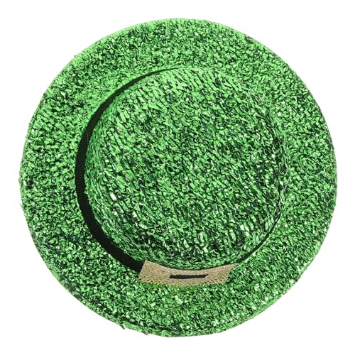 PACKOVE Klee Hut Mini-Hut-Haarspange Glückshaarspange Haarnadel Haar Klammern Haarschmuck für Damen st. Patrick's Day Haarspangen Mädchen Metallknopf Dekorationen Yingschi Fräulein Plastik von PACKOVE