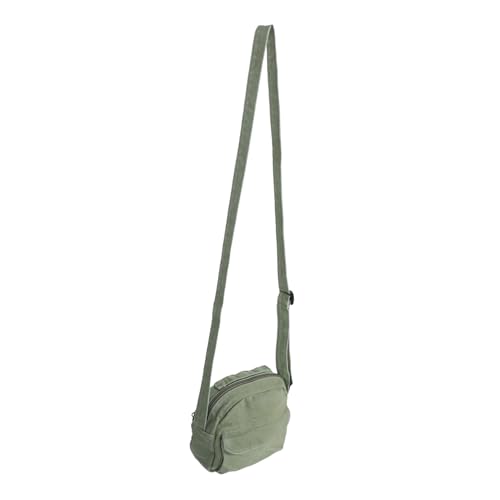 PACKOVE Kleine Canvas Crossbody Tasche für Damen mit Verstellbarem Riemen Süße Leichte Mini-umhängetasche für Handy und Geldbörse Robuste Tragbare Reise Alltagstasche von PACKOVE