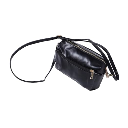 PACKOVE Kleine PU Crossbody Tasche Damen mit Verstellbarem Schulterriemen Leichte Mini Umhängetasche mit Mehreren Fächern für Alltag Reisen und Freizeit Kompakte Handtasche für Effiziente von PACKOVE