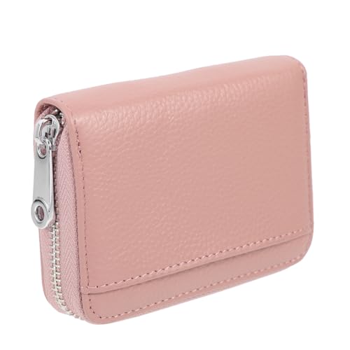 PACKOVE Kompakte Kartenbörse Hochwertigem Kamelhaar Tragbarer Kartenorganisator mit Mehreren Fächern für Ausweise Kreditkarten für Unterwegs von PACKOVE