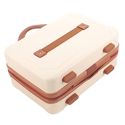 PACKOVE Kompakter Kosmetikkoffer für Reisen Tragbarer Makeup Koffer Pastellfarben für Damen zur Aufbewahrung von Makeup Schmuck und Mehr Große Kapazität Stylisches Design von PACKOVE