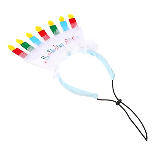 PACKOVE Kopfschmuck Geburtstagsparty Stirnband Dekoratives Junge Mädchen Haarband Lustiges Stirnband Für Geburtstagsfeiern von PACKOVE