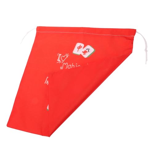 PACKOVE Kordelzug-Mahjong-spieltasche Wiederverwendbarer Aufbewahrungsbeutel Tragbarer Organizer Für Mahjong-Steine Und Utensilien Groß Praktisch Und Vielseitig von PACKOVE
