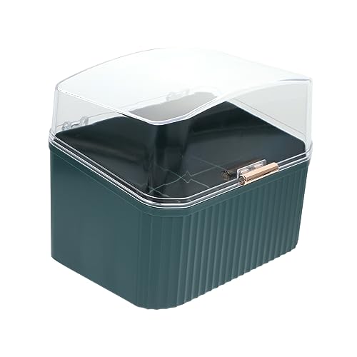 PACKOVE Kosmetik-aufbewahrungsbox Lippenstift-organizer Desktop-aufbewahrungskoffer Mit Transparentem Kunststoff Für Puder Und Lidschatten Aufbewahrungsbox Für Kosmetika von PACKOVE