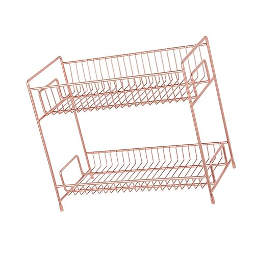 PACKOVE Kosmetik-aufbewahrungsregal Mit Zwei Für Kleinigkeiten Organizer Rack Desktop Organizer Aus Eisen Mit Mehrfachstauraum Und Kreativem Design von PACKOVE