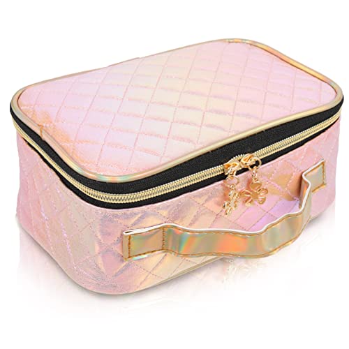 PACKOVE Kosmetiktasche Multifunktionale Make Up Tasche Große Reise Organizer für Hautpflegeprodukte Transparent mit Doppelreißverschluss von PACKOVE