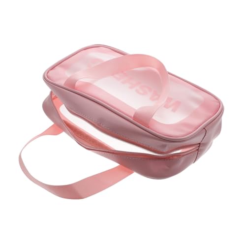 PACKOVE Kosmetiktasche Transparent mit Reißverschluss Große Praktische Aufbewahrung für Make Up und Toilettenartikel für Reisen Business Trips und Freizeit Stilvolles Design für Damen und PACKOVE Kosmetiktasche Transparent mit Reißverschluss Große Praktische Aufbewahrung für Make Up und Toilettenartikel für Reisen Business Trips und Freizeit Stilvolles Design für Damen und von PACKOVE