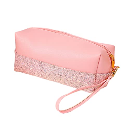 PACKOVE Kosmetiktasche für Damen Tragbare Make Up Tasche mit Glänzender Vielseitige Aufbewahrung für und Toilettenartikel für Reisen von PACKOVE