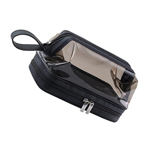 PACKOVE Kosmetiktasche für Damen Wasserdichtes Make Up Organizer mit Doppelter und Reißverschluss für Urlaub Geschäftsreisen und Outdoor Aktivitäten von PACKOVE
