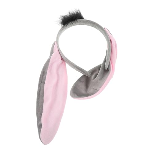 PACKOVE Eselkostüm Für Hunde Bauernhoftierkostüme Für Erwachsene Süßes Stirnband Eselkostüm-sets Tierstirnband Eselstirnband Geburtstagsparty-zubehör von PACKOVE