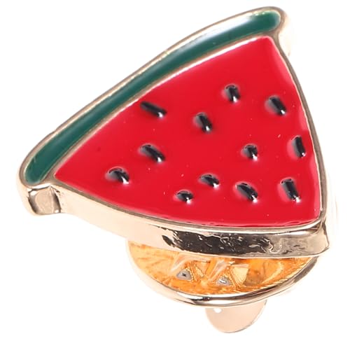PACKOVE Kreative Wassermelonen Brosche aus Leichte Anstecknadel Modischer Schmuckclip für Damen Vielseitig Kombinierbar mit Pullovern Kleidern Schals Langlebig und Praktisch von PACKOVE