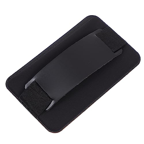 PACKOVE Kreativer Handy Kartenhalter Selbstklebendes Kartenetui für Kreditkarten Schwarz Einfache Nutzung mit Hand für Smartphones DIY Muster von PACKOVE