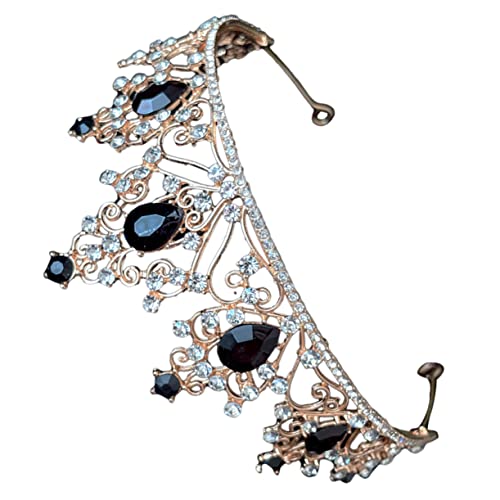 PACKOVE Diademe Für Damen Strass-diademe Tiara Für Damen Strass-tiaras Kopfschmuck Für Bankette Haarschmuck Für Hochzeit Stirnband Leicht Anlegbar Schlichtes Elegantestes Design von PACKOVE