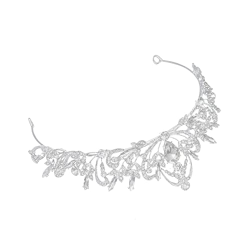PACKOVE Stil Hochzeit Tiara Kopfschmuck Vintage Haar Braut Silber Hochzeit Party Zeichen von PACKOVE