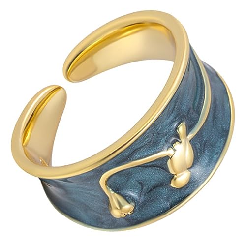 PACKOVE Fingerring Aus Hochwertigem Kupfer Verstellbarer Damenring Mit Exquisitem Design Zierlicher Ring Für Frauen Und Mädchen Passend Für Geburtstage Und Besondere Anlässe von PACKOVE