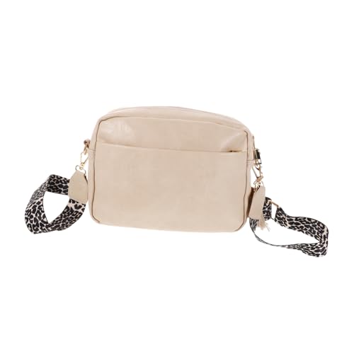 PACKOVE Kunstleder Handy Tasche mit Quaste und Verstellbarem Tragegurt für Shopping oder Reisen Elegantes Design Cremeweiß PACKOVE Kunstleder Handy Tasche mit Quaste und Verstellbarem Tragegurt für Shopping oder Reisen Elegantes Design Cremeweiß von PACKOVE