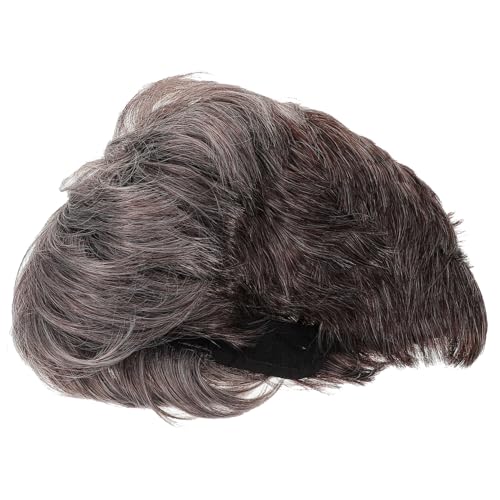 PACKOVE Herren Perücke Aus Hochtemperaturfaser Für Cosplay-partys Kurze Lockenperücke Mit Trendiger Farbe Für Bühnenperformance Und Andere Veranstaltungen von PACKOVE