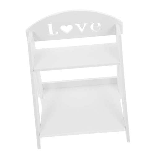 PACKOVE Lagerregal Toilettenartikel Kosmetikregal Schreibwarenhalter Arbeitsplatten-organizer- Tasche Stand Theken-organizer-rack Tür Duschregale Für Tischutensilien Pvc Weiß von PACKOVE