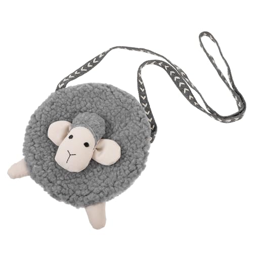 PACKOVE Cartoon Schaf Umhängetasche Münztasche Mädchen Wechseltasche Kleine Tasche Geldaufbewahrungstasche Tragbar Outdoor Baumwolle von PACKOVE