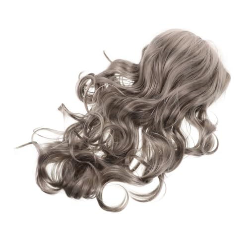 PACKOVE Lange Lockige Perücke für Damen Synthetische Wellige Haare Hitzebeständig Natürlicher Look Farbverlauf Geeignet für Cosplay Kostümpartys und Täglichen Gebrauch von PACKOVE