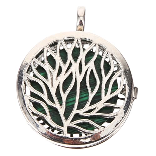 PACKOVE Lebensbaum Anhänger aus Stein und Legierung Retro Schmuckanhänger für Halsketten und Armbänder Feine Verarbeitung Vielseitig Tragbar Bedeutungsvoller Reiz für Schmuckherstellung von PACKOVE