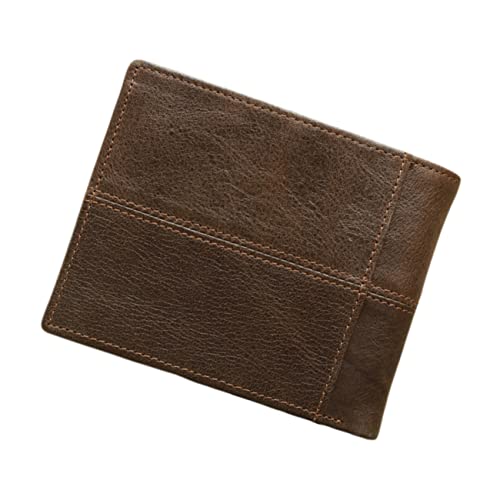 PACKOVE Männer Clutch Wallet Blocking Bifold Wallet Kreditkartenetui Brieftasche Vordertasche Wallet Männer Short Wallet Männer-Card-Paket Geldbörse Jahrgang Mann von PACKOVE