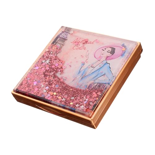 PACKOVE 9gitter Augen Make-up Palette Leere Fächer Lidschatten Box Für Kosmetik Glitter Und Lippenstift Verpackung Tragbar Und Für Elegantem Roségold Design PACKOVE 9gitter Augen Make-up Palette Leere Fächer Lidschatten Box Für Kosmetik Glitter Und Lippenstift Verpackung Tragbar Und Für Elegantem Roségold Design von PACKOVE