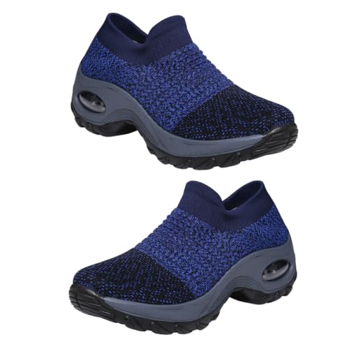 PACKOVE Leichte Damen Sportschuhe Schnürsenkellos Atmungsaktive Freizeitschuhe für Frühling Herbst Bequemes Material Schnelles An Ausziehen Geeignet für Outdoor und Alltag PACKOVE Leichte Damen Sportschuhe Schnürsenkellos Atmungsaktive Freizeitschuhe für Frühling Herbst Bequemes Material Schnelles An Ausziehen Geeignet für Outdoor und Alltag von PACKOVE