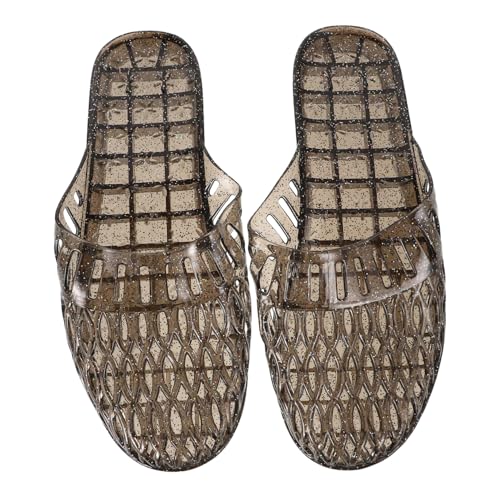 PACKOVE Leichte Sommerschuppen Für Frauen -seilschuhe Transparente Geleeschuhe Nicht Rutschige Hausschuhe Strandpool Im Innen- Und Außenbereich von PACKOVE