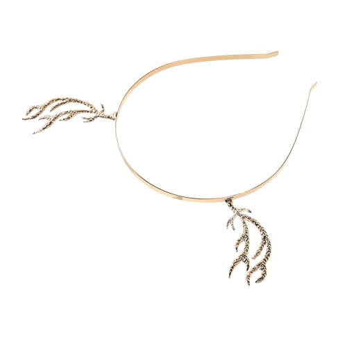 PACKOVE Leichtes Weihnachts Stirnband mit Rentiergeweih Metalllegierung Funkelnden Strasssteinen Komfortabel und Langlebig Festlicher Haarschmuck für Damen Party Festival Hochzeit und von PACKOVE