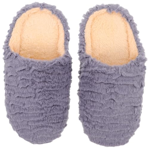 PACKOVE Leise Hausschuhe mit Rutschfester Weicher Sohle für Damen und Herren Leichte Indoor Gäste Badpantoffeln Warm Geeignet für Frühling Herbst Winter von PACKOVE