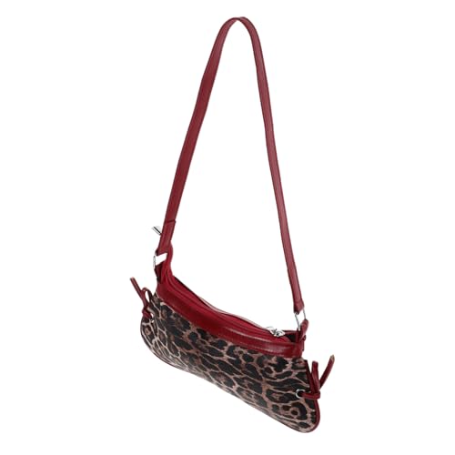 PACKOVE Leopardenmuster Schultertasche Damen Leichte Umhängetasche Modernes Design Effiziente Innenaufteilung Vielseitige Kombinierbarkeit Für Freizeit und Beruf von PACKOVE