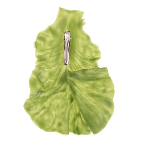 PACKOVE Lettuce Haarklammer für Mädchen Grünes Design Leicht und Vielseitig als Haarclip oder Brosche für Kreative Stylings und Alltagslooks PACKOVE Lettuce Haarklammer für Mädchen Grünes Design Leicht und Vielseitig als Haarclip oder Brosche für Kreative Stylings und Alltagslooks von PACKOVE