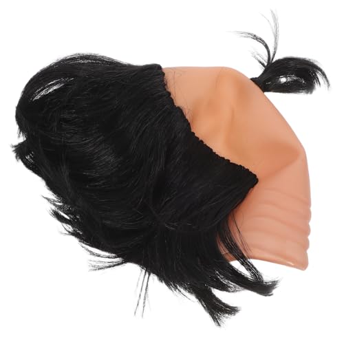 PACKOVE Lustige Glatzen Perücke für Herren Samurai Krieger Haarteil Atmungsaktive Langlebige Cosplay Perücke für Karneval Party Rollenspiele und Kostümveranstaltungen von PACKOVE