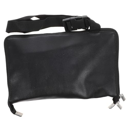 PACKOVE Kosmetiktasche Aus Pu-Leder Mit Großer Kapazität Reise-Make-up-Tasche Mit Reißverschluss Tragbare Schminktasche Für Damen Mit Verstellbarem Schultergurt Und Fächern Für von PACKOVE