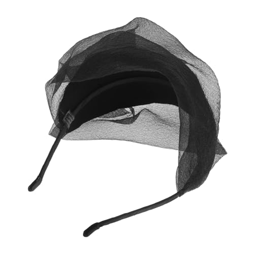 PACKOVE Mesh Fascinator Stirnband Damen Hut mit Atmungsaktivem Netzstoff Verdeckt Graues Haar und Hohe Haarlinie Vielseitiges Party Haar Accessoire für Haartypen und Längen von PACKOVE