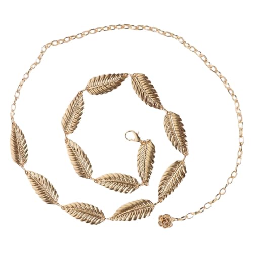PACKOVE Metall Taillenkette mit Design Verstellbar Robuste Hüftkette für Damen Modischer Schmuck für Strand Festival und Alltag Komfortabel und Langlebig von PACKOVE