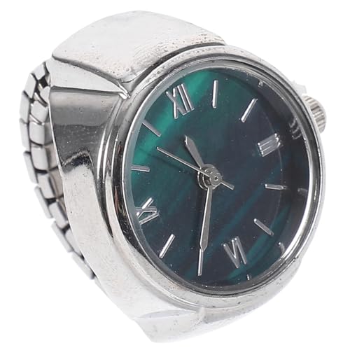 PACKOVE Fingeruhr Kleiner Ringuhr mit Römischen Ziffern Moderne Herren Ringuhr Langlebig und Präzise Zeitangabe Stylisches Accessoire für Damen und Herren von PACKOVE