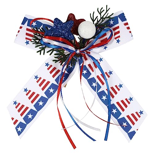 PACKOVE Patriotische Schleife Für Kranzdekoration Amerikanische Flagge Für Unabhängigkeitstag Feiertagsfeiern Und Hausdekoration Vielseitig Einsetzbar Für Innen Und Außen Perfektes PACKOVE Patriotische Schleife Für Kranzdekoration Amerikanische Flagge Für Unabhängigkeitstag Feiertagsfeiern Und Hausdekoration Vielseitig Einsetzbar Für Innen Und Außen Perfektes von PACKOVE
