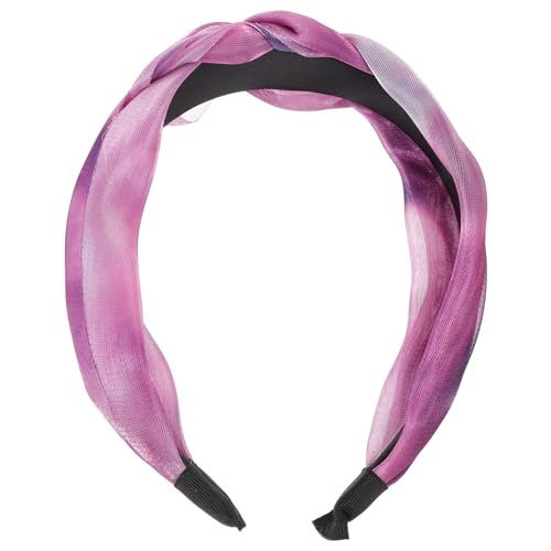 PACKOVE Mode-Stirnband Breites Stirnband Damen-Haarband Damen-Mädchen-Haar-Accessoire Lila von PACKOVE