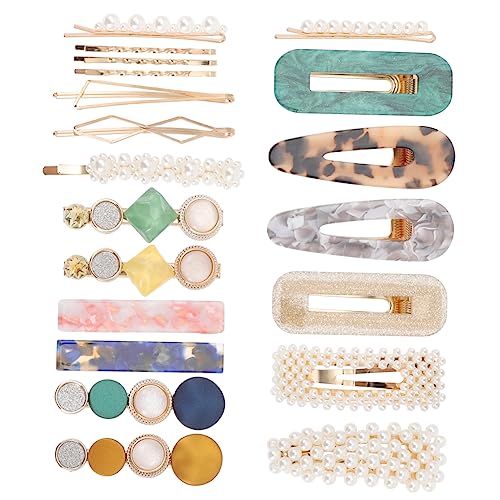 PACKOVE 20stücke Perlen Haarspange Für Frauen Haarnadeln Schlicht Haarspangen Perlen Kopfschmuck Für Damen Stilvolle Haaraccessoires Mit von PACKOVE