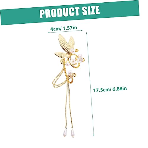 PACKOVE Modisches Ohrclip mit Quasten Leichte nicht Piercing Ohrmanschetten für Damen und Teenager Komfortabel Vielseitig für Geburtstag Hochzeit Festival und Alltag Geeignet von PACKOVE