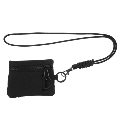 PACKOVE Multifunktionale Outdoor Ohrhörer Tasche mit Schlaufe Kleine Hängegeldbörse für Camping Schlüsselaufbewahrung und Karten Robuste Sport Geldbörse mit Lanyard für Männer und Frauen von PACKOVE