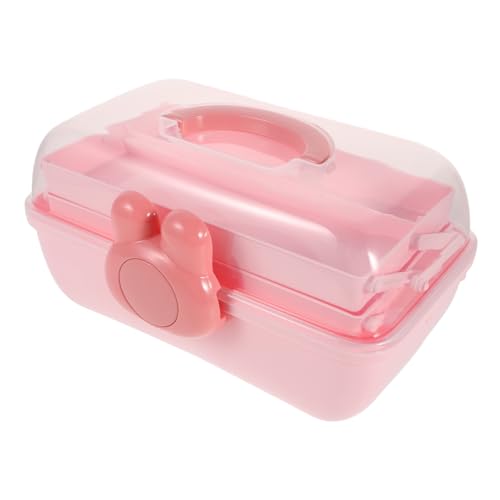PACKOVE Elegante 3-lagige Schmuckschatulle Für Mädchen Aufbewahrung Für Hasenhaare Kawaii Dekorative Organizer-box von PACKOVE