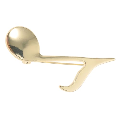 PACKOVE Musiknote Anstecknadel Stilvolles Musiksymbol für Jacken Taschen und Hüte für Musiker und Musikliebhaber Langlebig und von PACKOVE