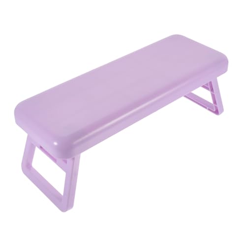 PACKOVE Nagelkunst-handkissen Nagelausruhe Finger Ausruhen Körperpflege Ergonomisch Nägel Kissen Zur Nagelauflage Geformt Elegant Nagelruhe Schaum Handauflage Für Nagelkunst Abs Violett von PACKOVE